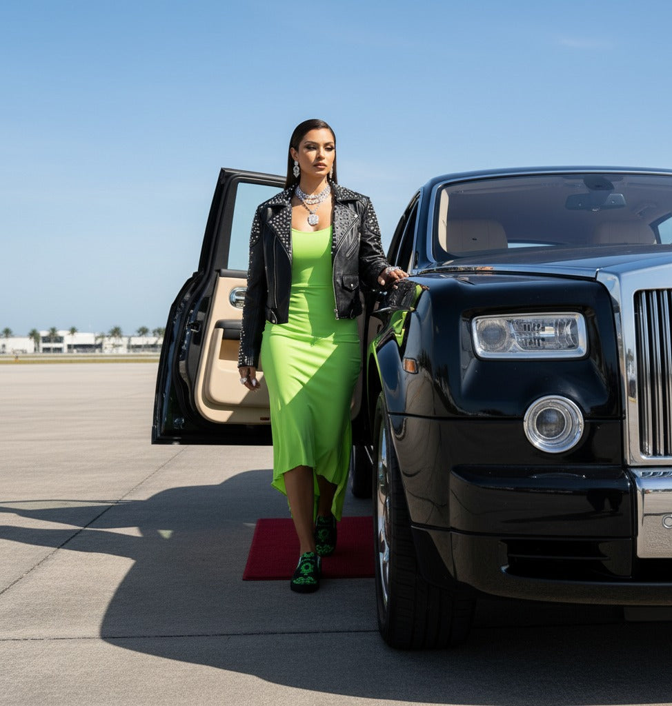 Her Shoe 2.0™ ∿ Emerald Echoes ∿ V1